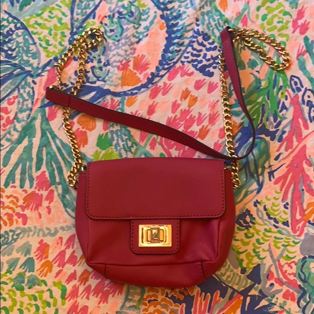 Pink Juicy Couture mini crossbody purse